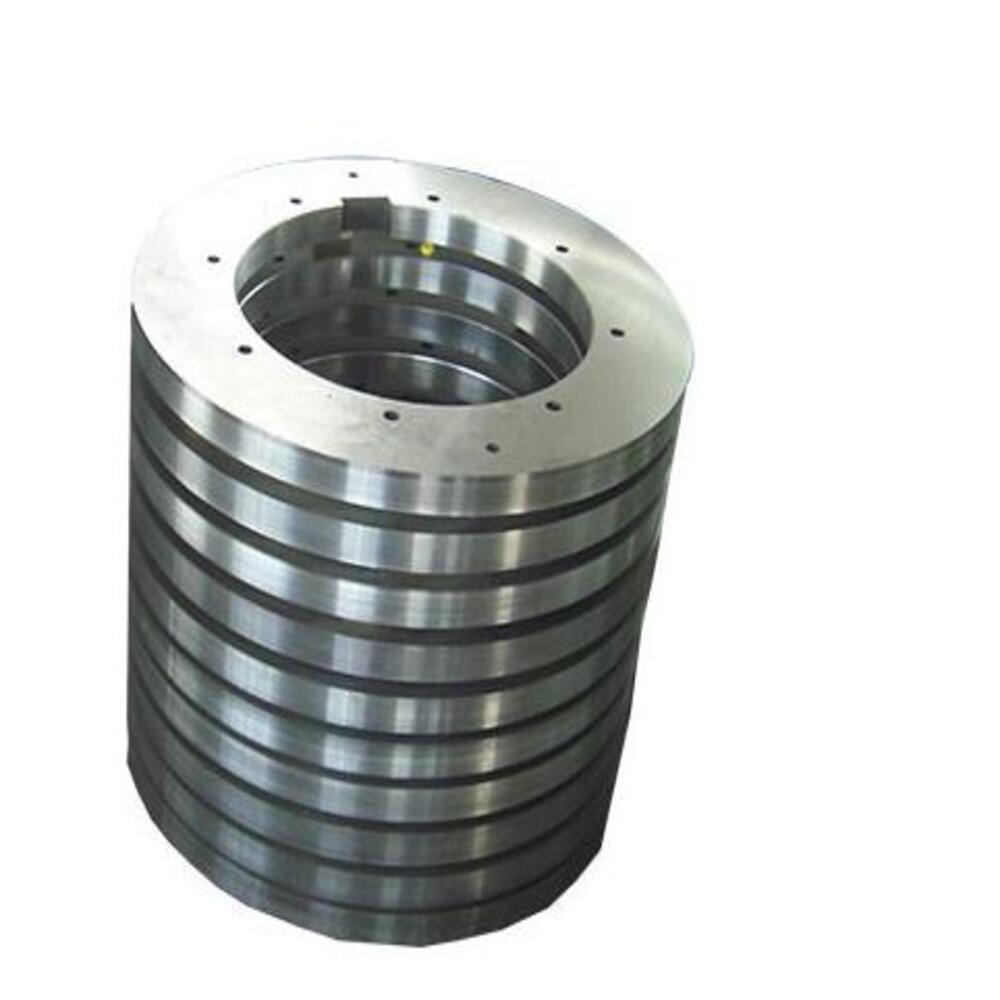 Cuchillas de acero al carbono para rebanadoras rotativas, cortadoras circulares flexibles de alta resistencia.
   