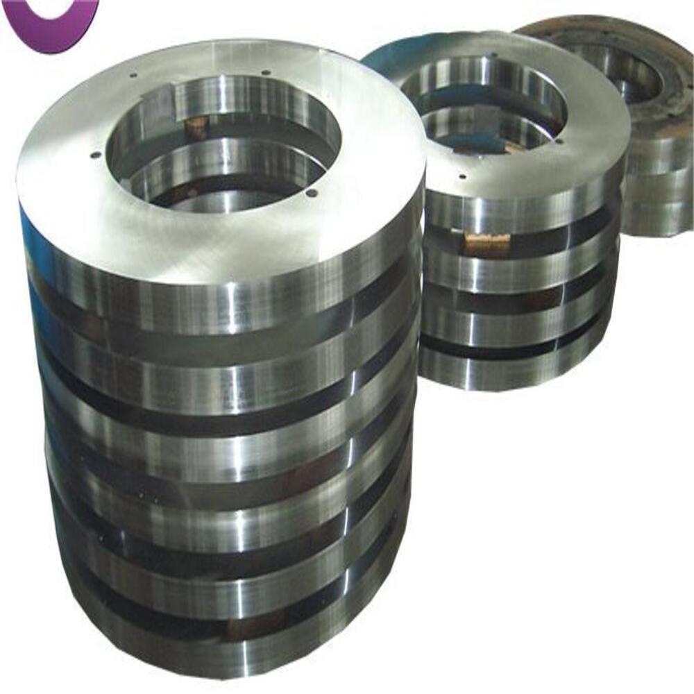 Cuchillas circulares giratorias HRC53 para cortar papel de aluminio
   