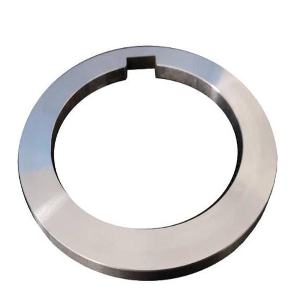 Cuchillas circulares giratorias para cortar metal y acero.
   