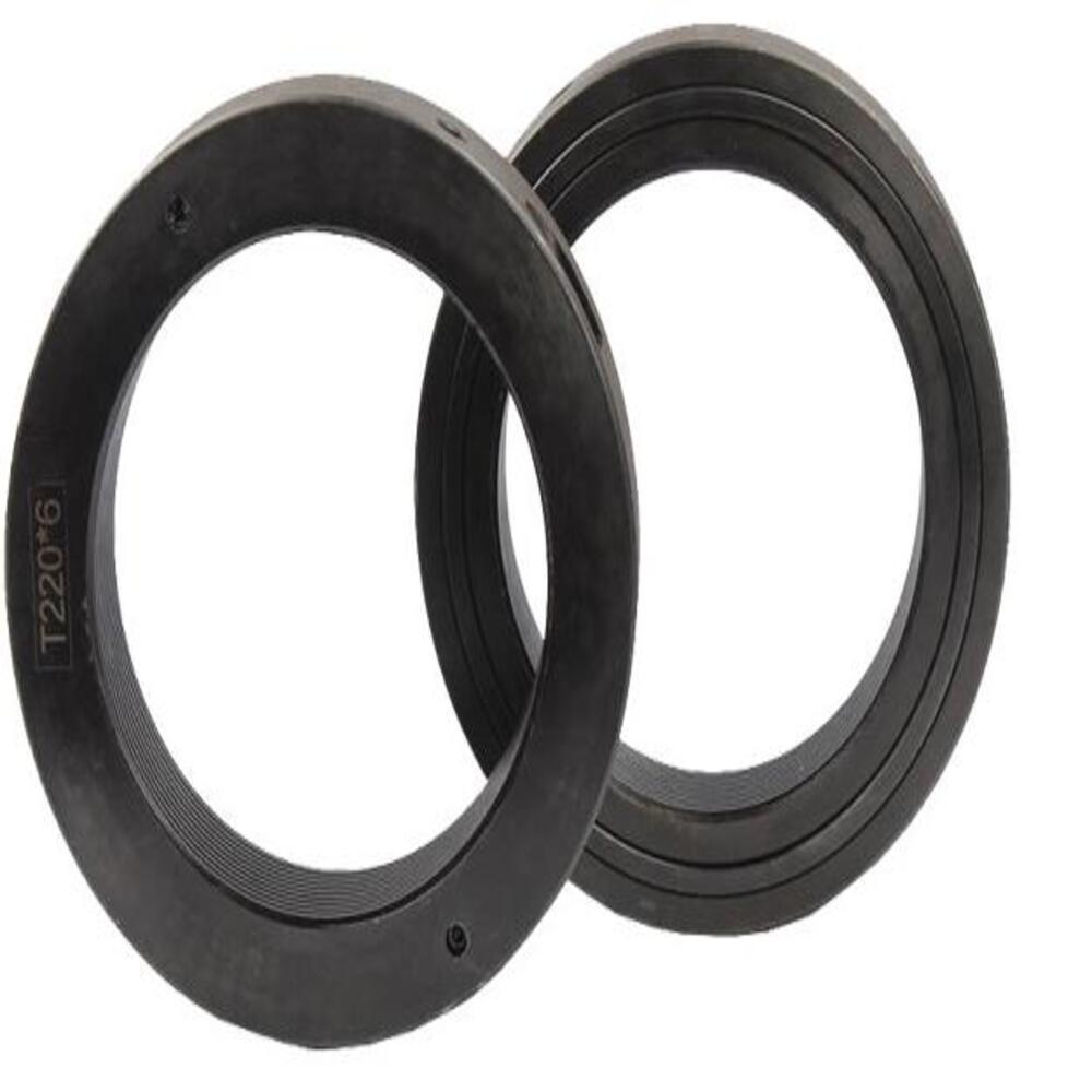 Tuercas hidráulicas mecánicas duraderas para línea de corte de bobinas de acero, óxido negro.
   