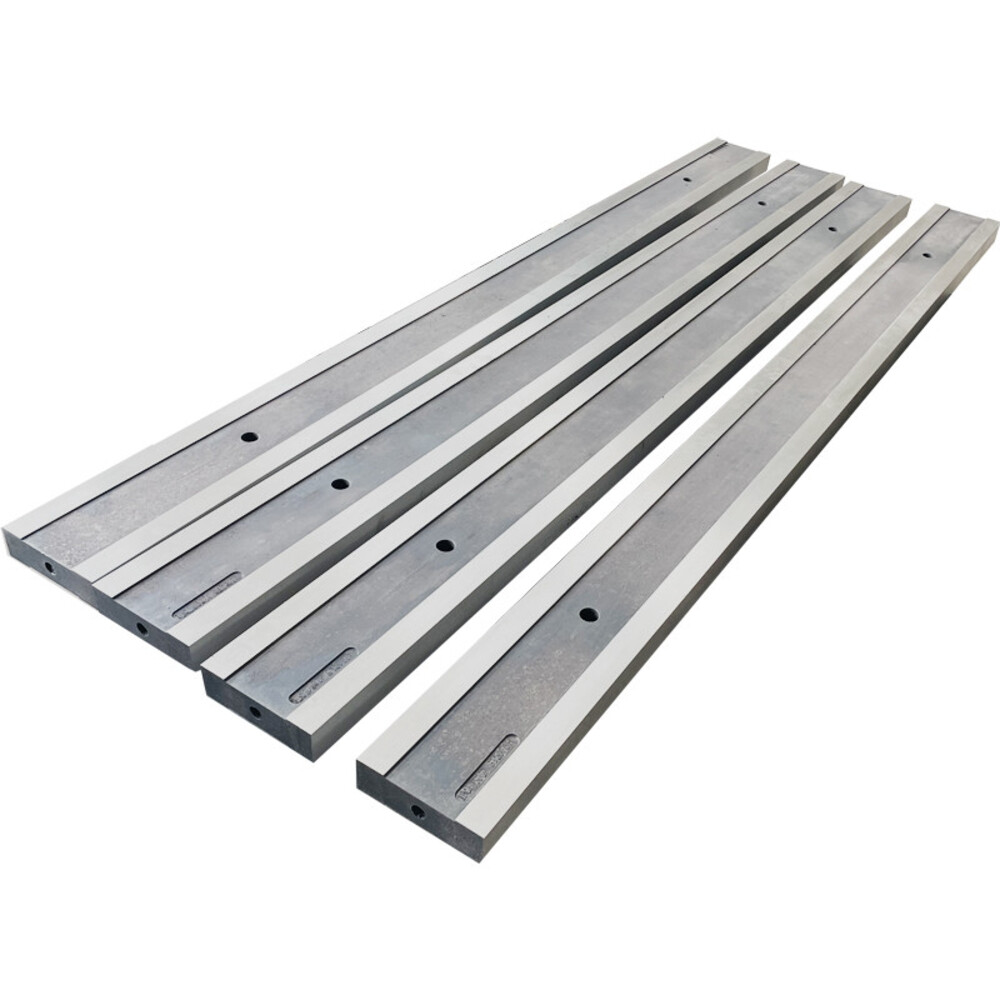 Cizalla hidráulica de acero al carbono de 200 x 2000 mm, HRC 58, 62, rectangular
   