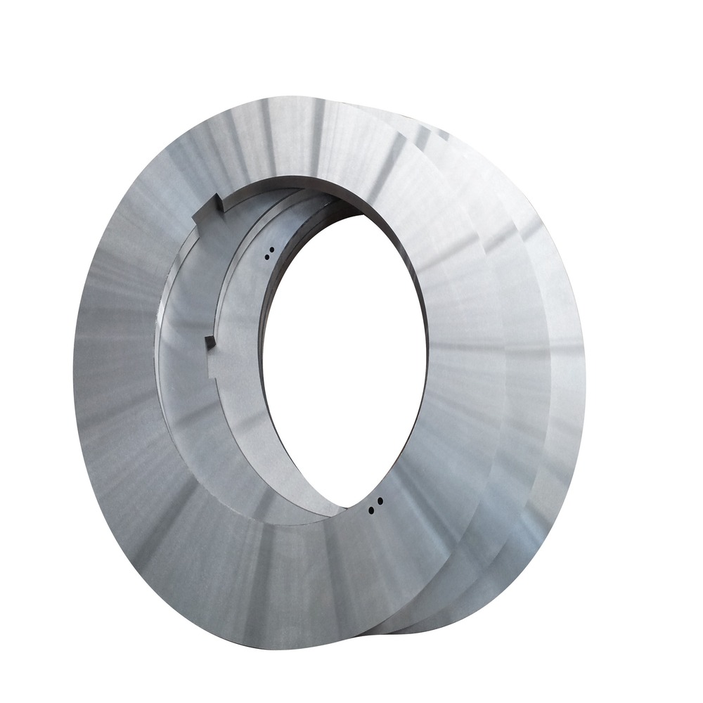 Cuchilla de corte circular para bobinas de acero al carbono, material HSS
   