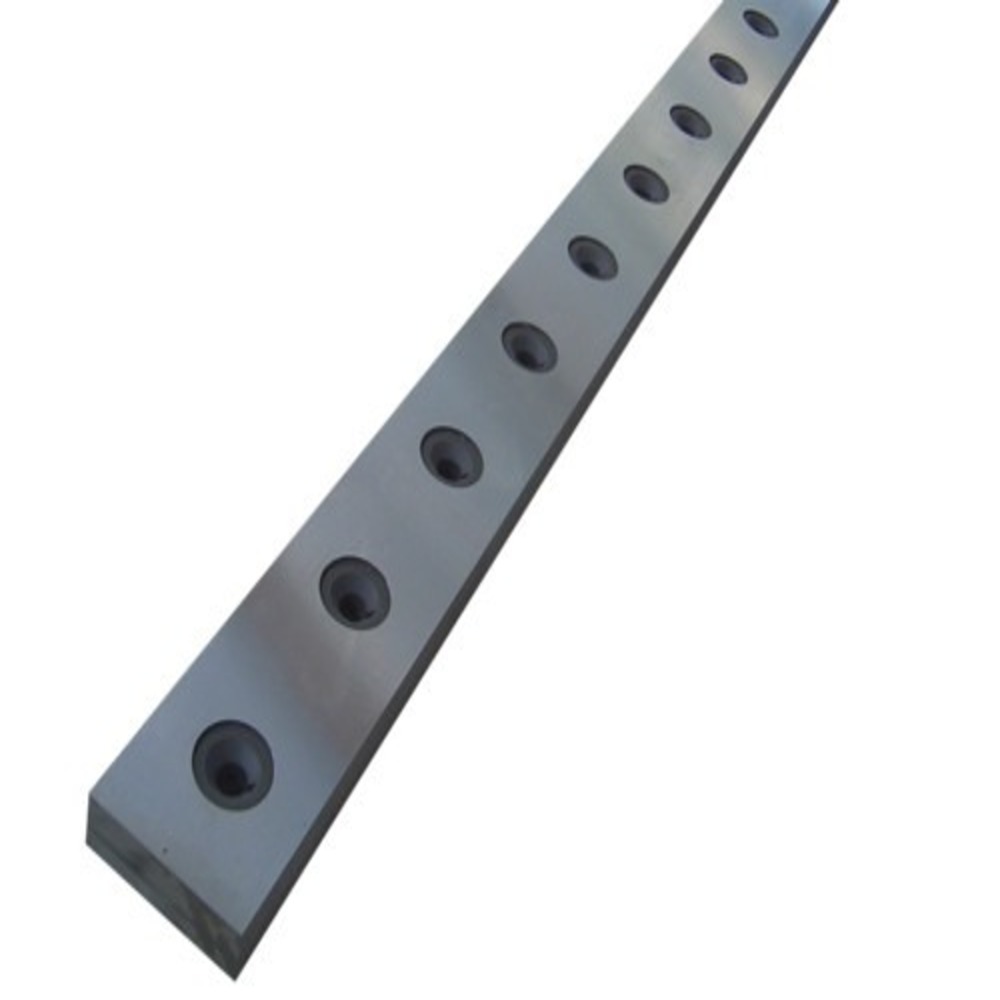 Cuchillas de acero inoxidable para cortar chapa metálica, tipo guillotina, para máquinas de corte transversal.
   