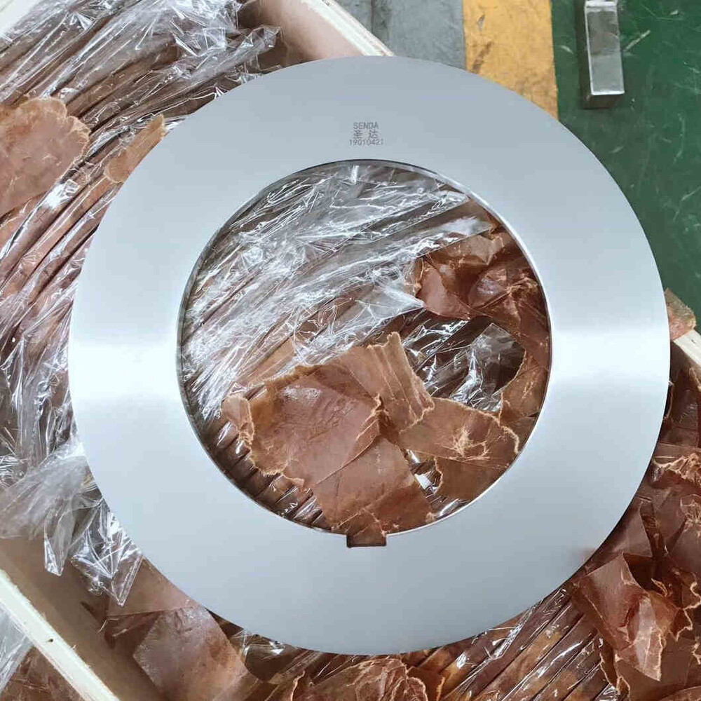 Cuchillas de corte de carburo sólido para bobinas de cobre y acero inoxidable
   