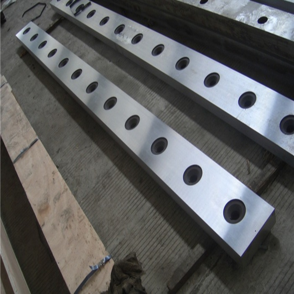 Cuchillas de corte de acero 64hrc para placas de corte gruesas para laminadoras en caliente
   