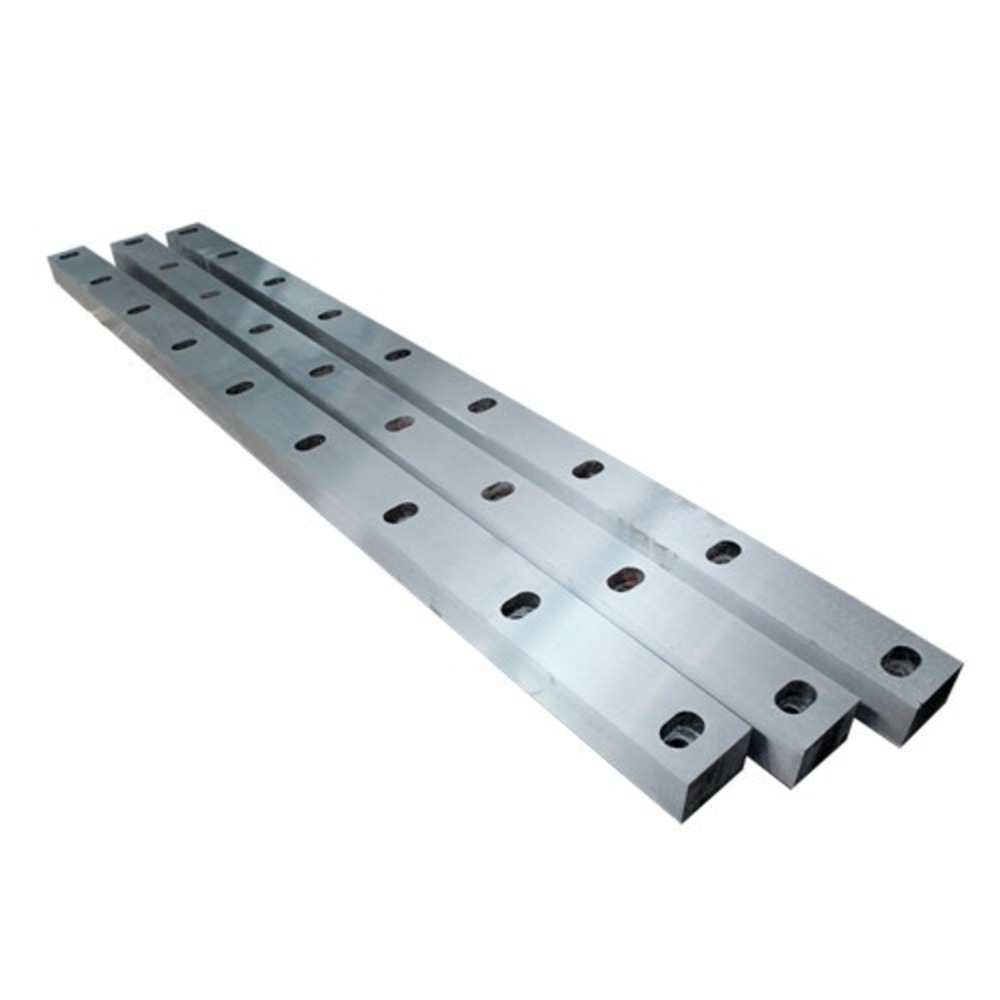 Cuchilla de guillotina de bobina de acero inoxidable para cortar líneas a medida 1850x90x25
   